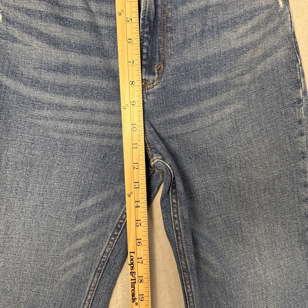 Abercrombie & Fitch Ultra High Rise Ankle Straight Jeans Size 29/8R - Picture 4 of 7